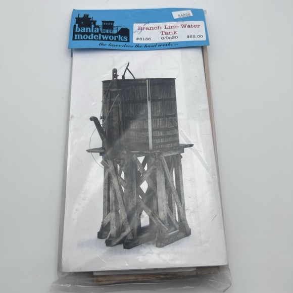 NEW Banta Modelworks 6135 O Scale Branchline Branch Line Water Tank Laser Cut - Picture 1 of 5